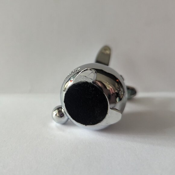 Umbra Squiggy Bunny Rabbit Ring Holder Cast Metal Chrome Jewellery Stand - Picture 9 of 9